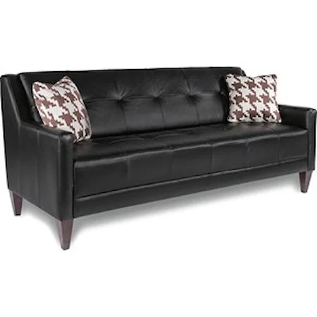 Mid-Century Modern Sofa with Tufting